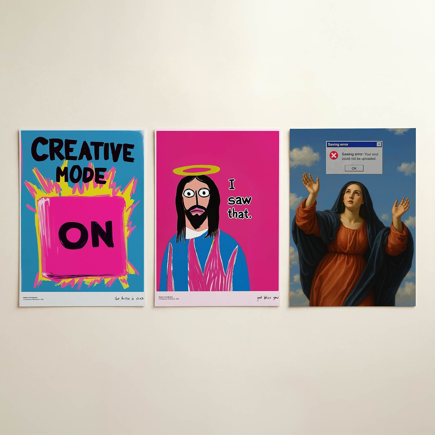 Kleurrijke energie Posterset