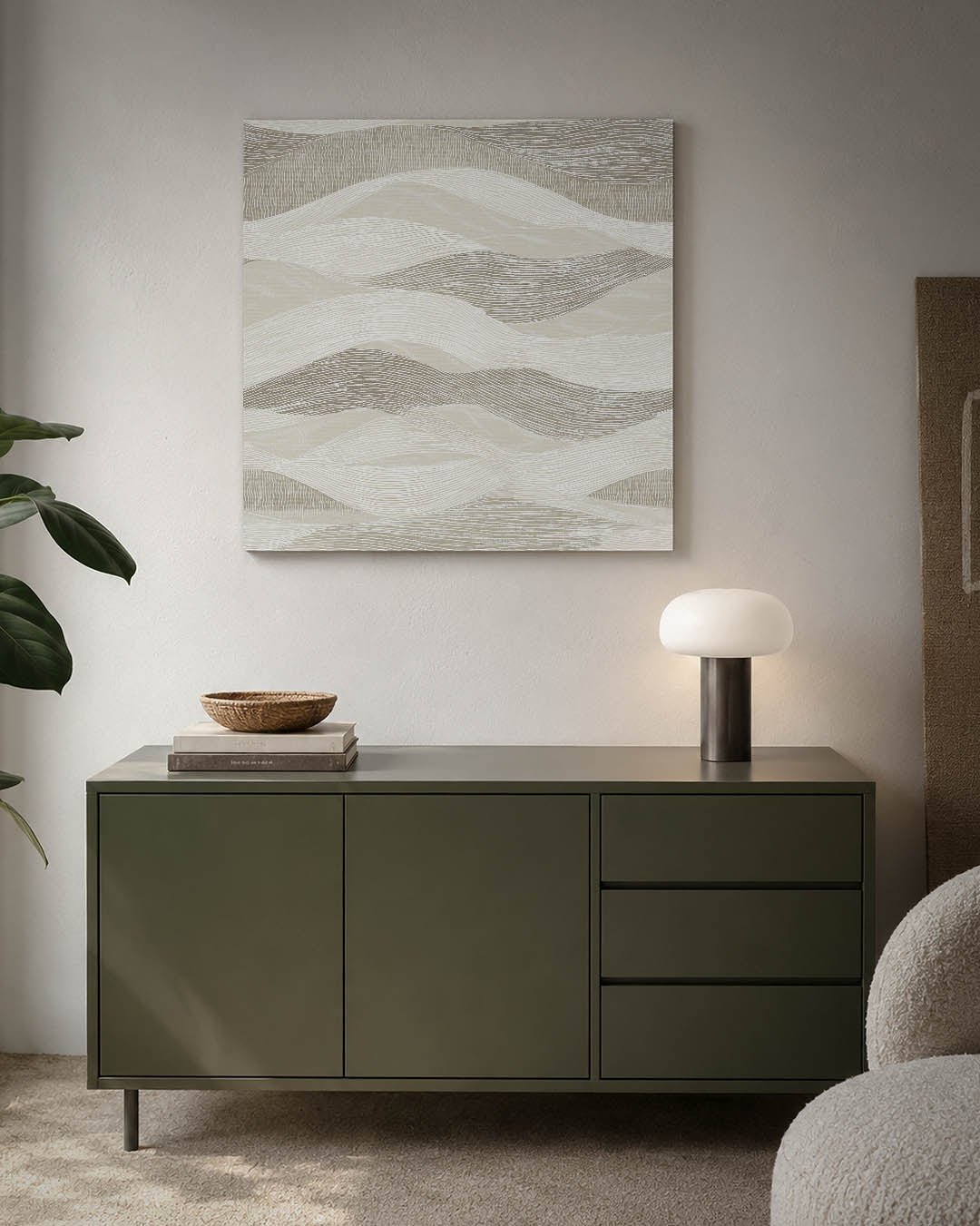Golvende lijnen Kunstwerk