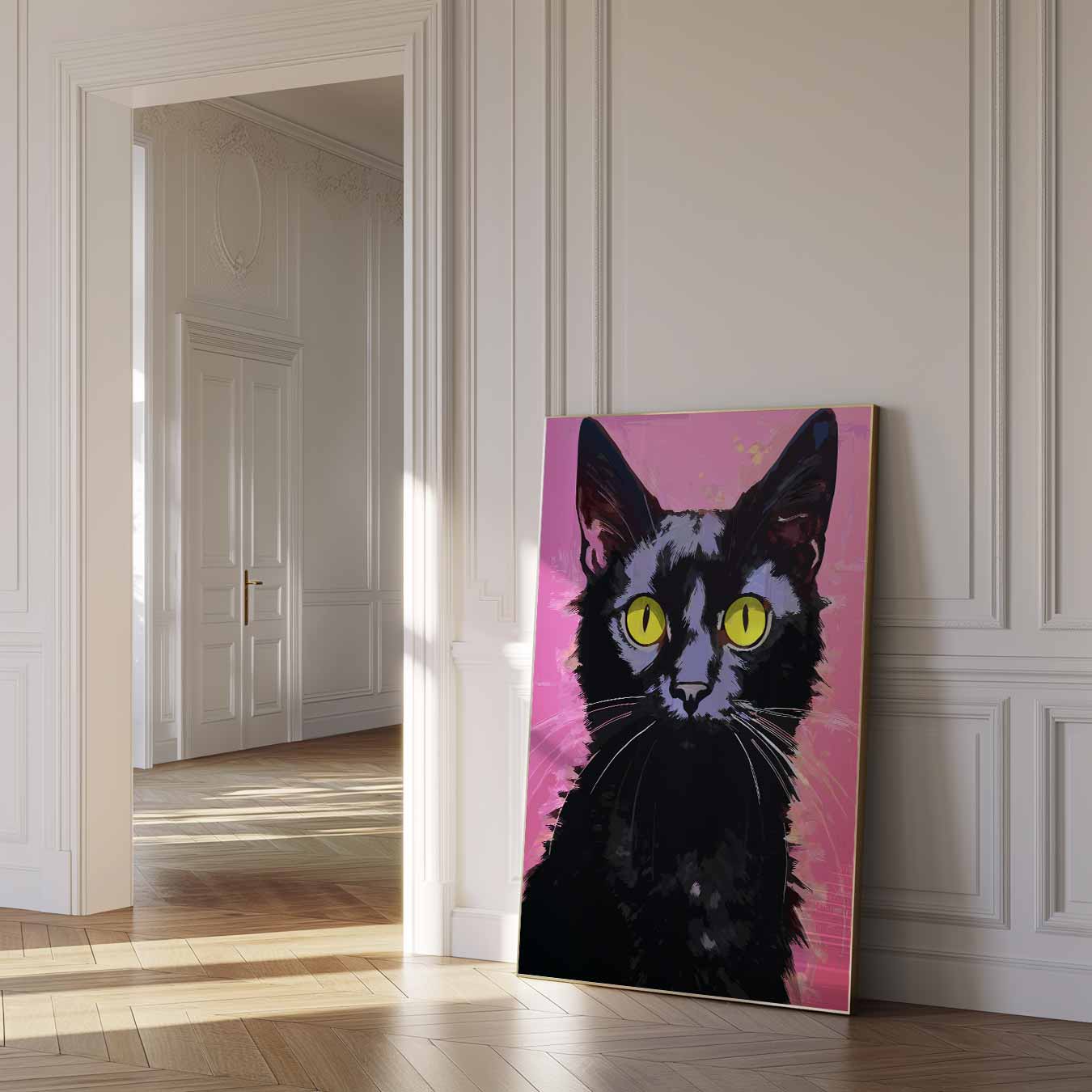 Stijlvolle Kattenposter-WallArtistic
