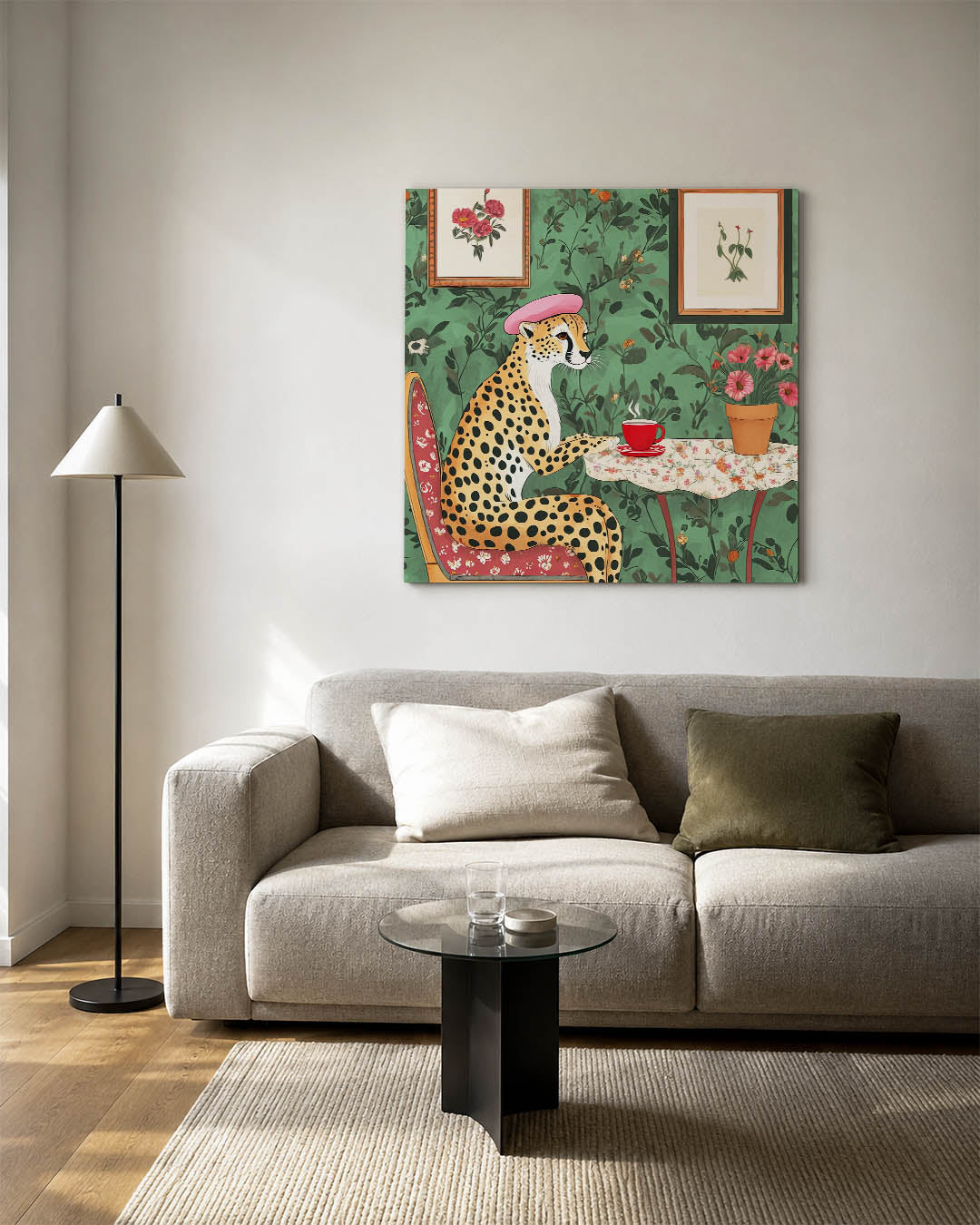 Dromerige dierenkamer Kunstwerk