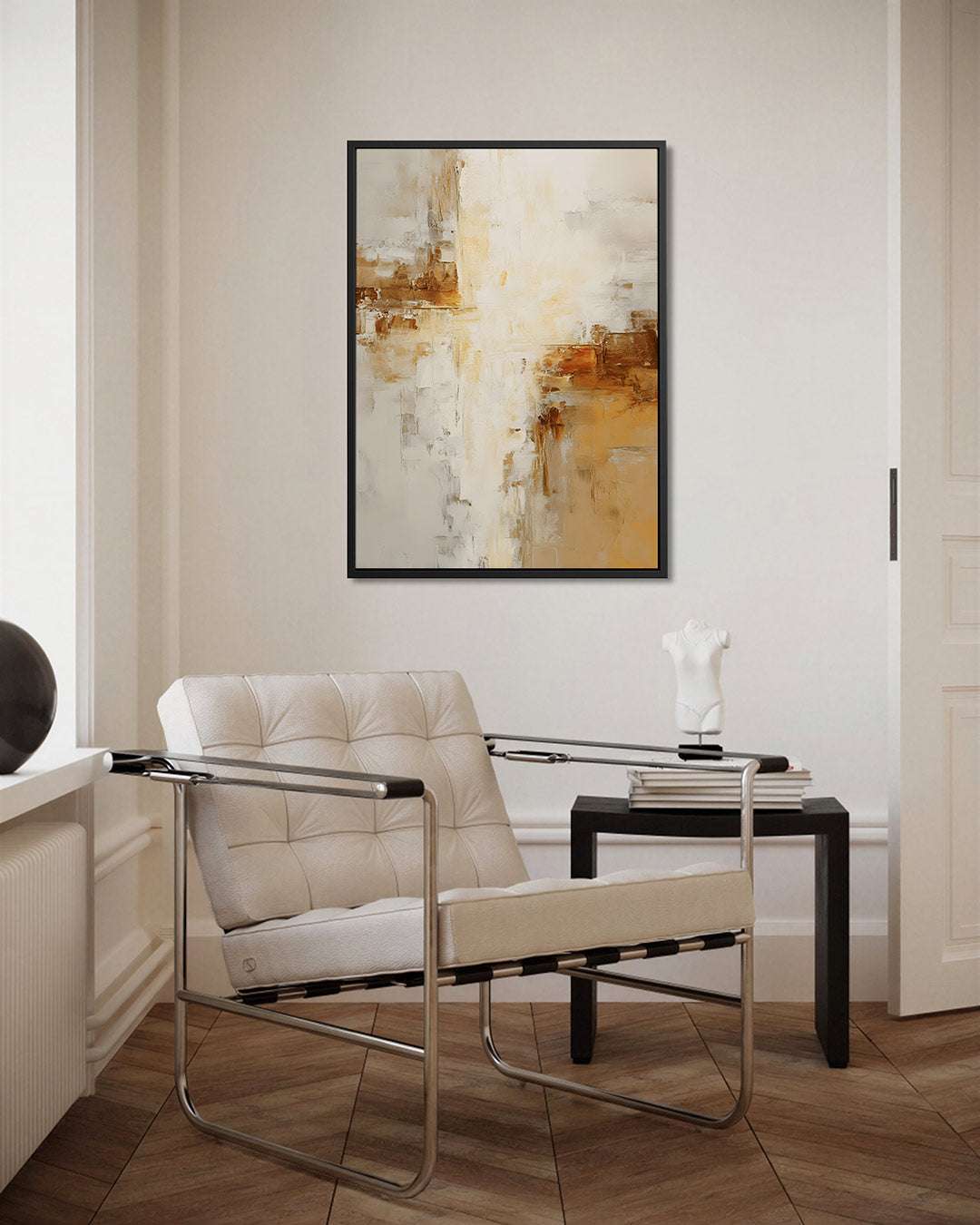 Warme kleurencompositie Kunstwerk
