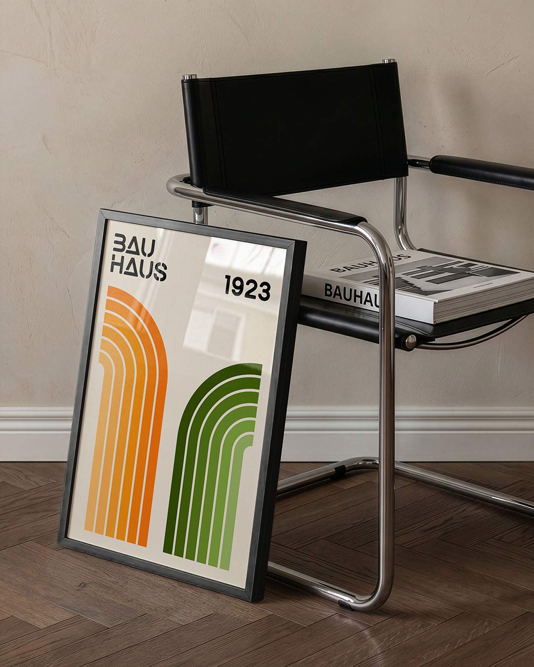Kleurvlakken en lijnen Poster