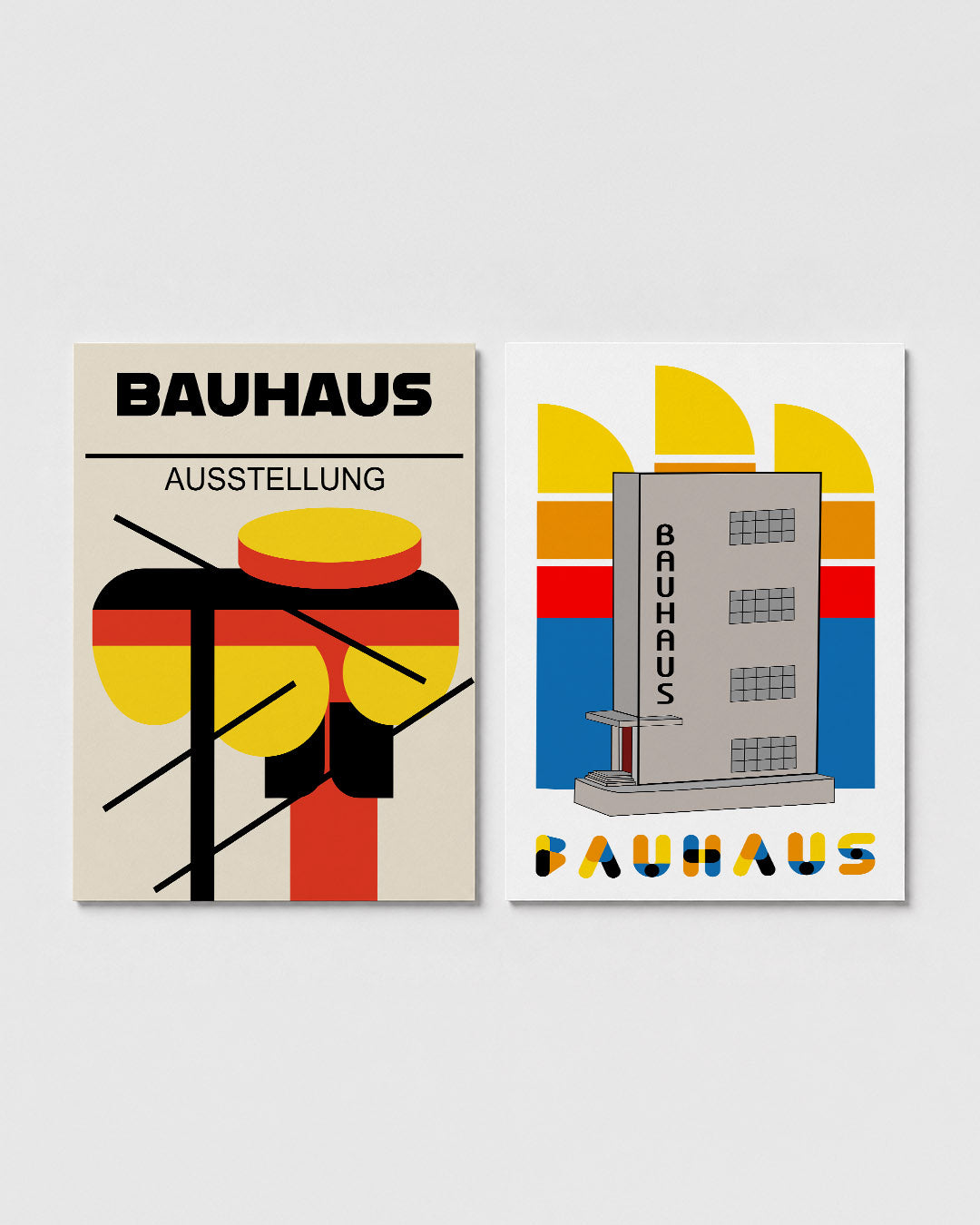 Vorm en kleurenspel Posterset