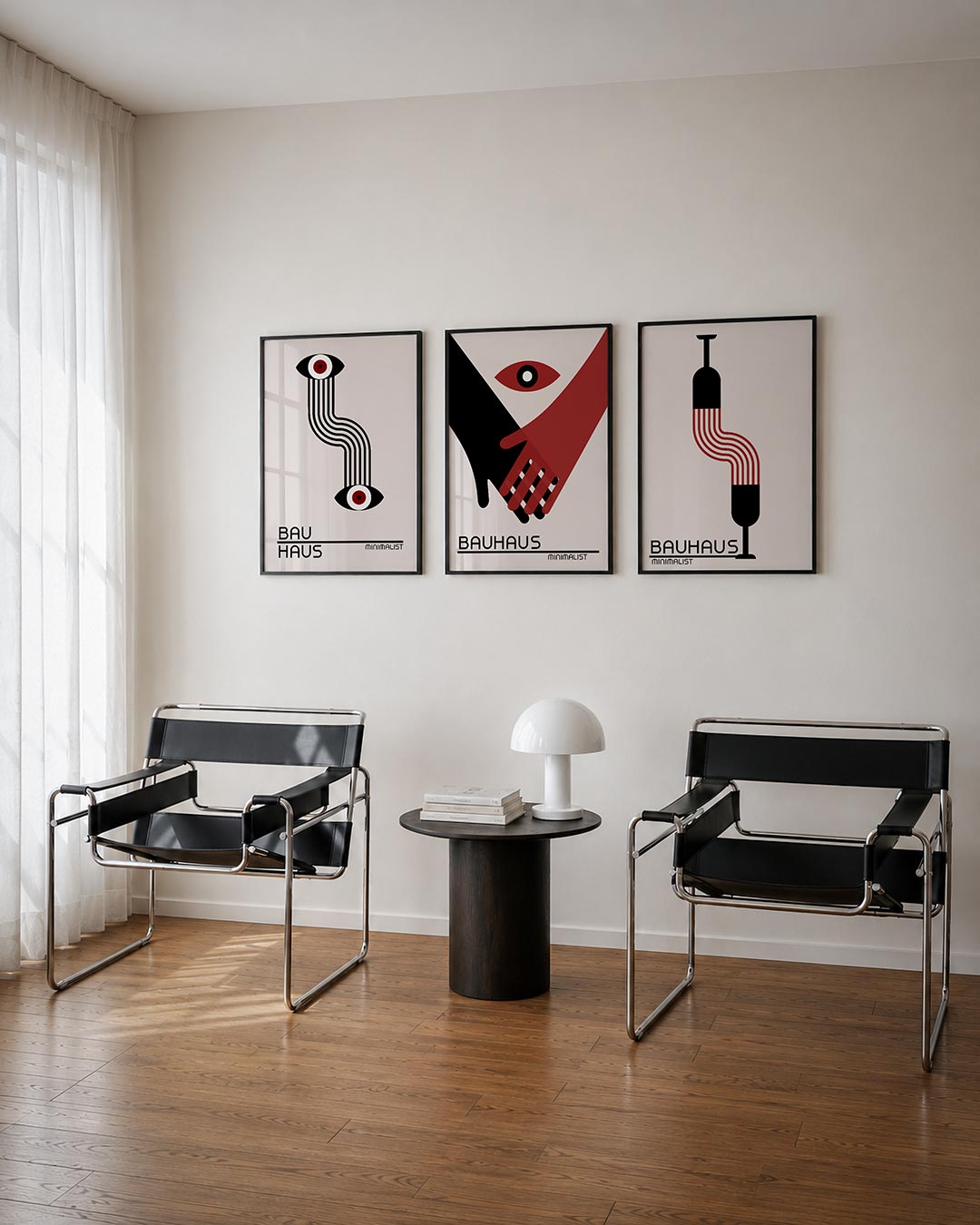 Ooglijnenspel Posterset