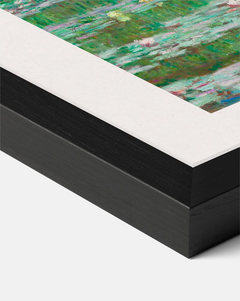 Monet's Betoverende Japanse Brug Poster-WallArtistic