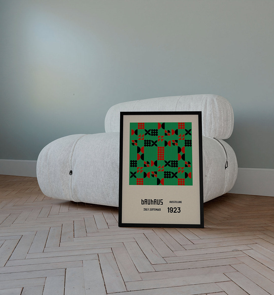 Vormritme en kleur Poster