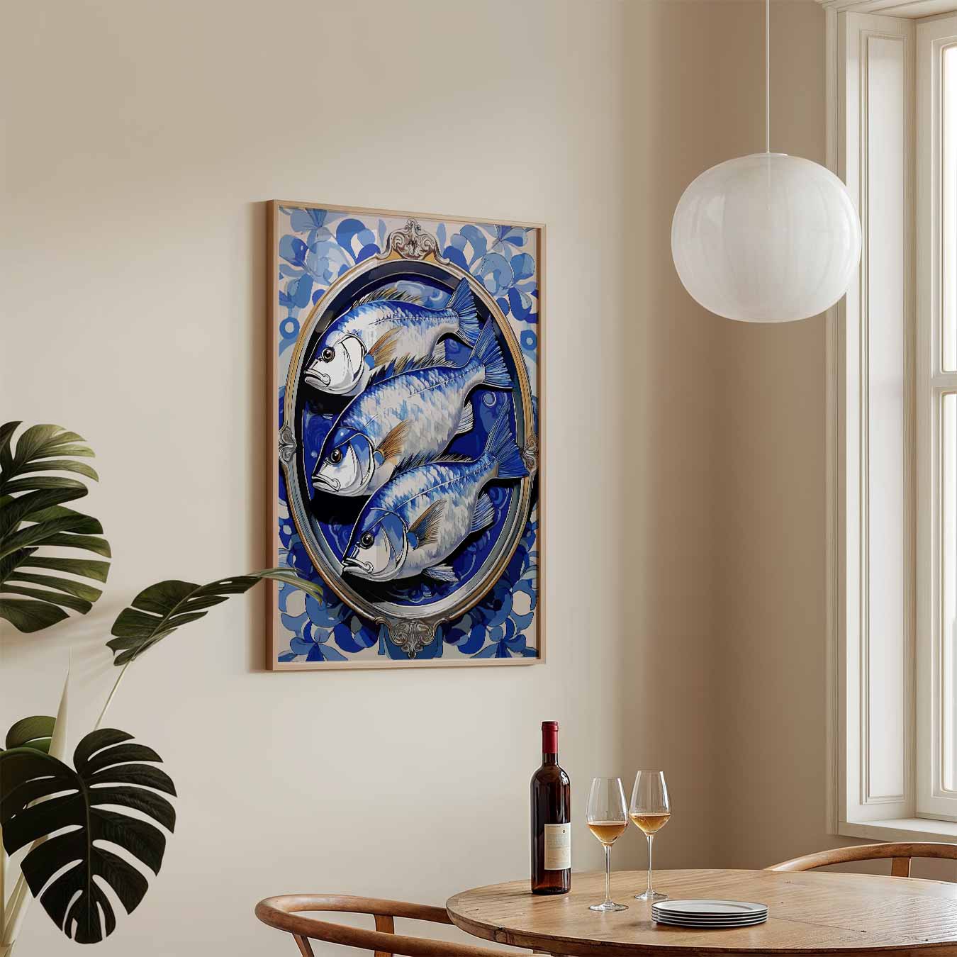 Vrolijke Vissen Wandkunst Poster-WallArtistic