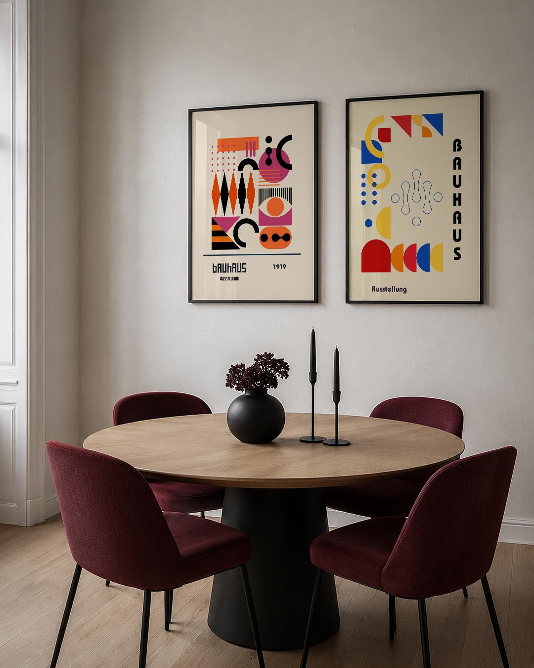 Vormen en kleurvlakken Posterset
