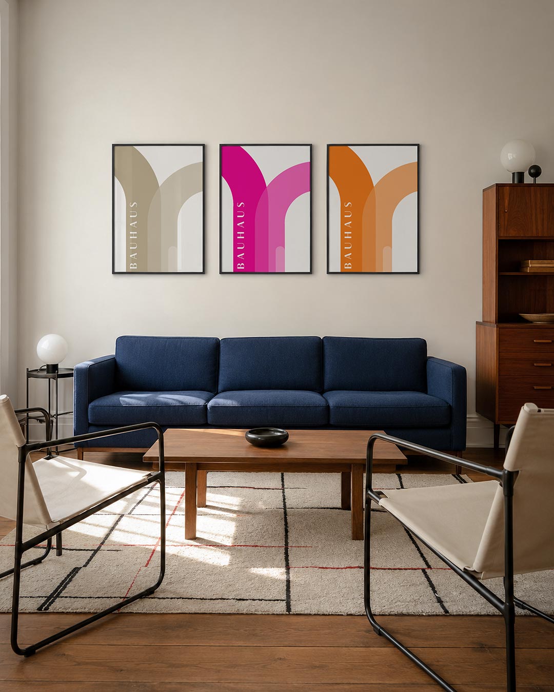 Kleurvlakken en lijnen Posterset