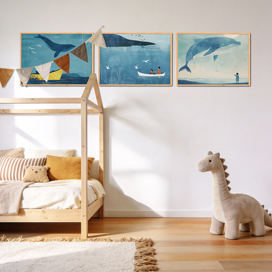 Zee en lucht Posterset
