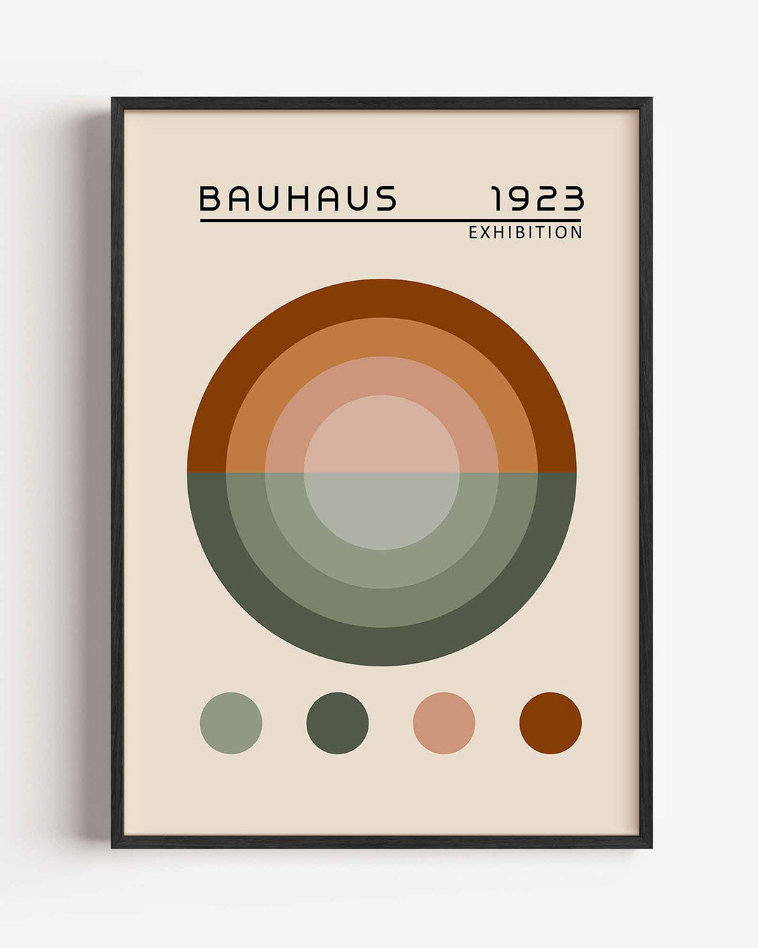 Cirkelvormen en kleur Poster