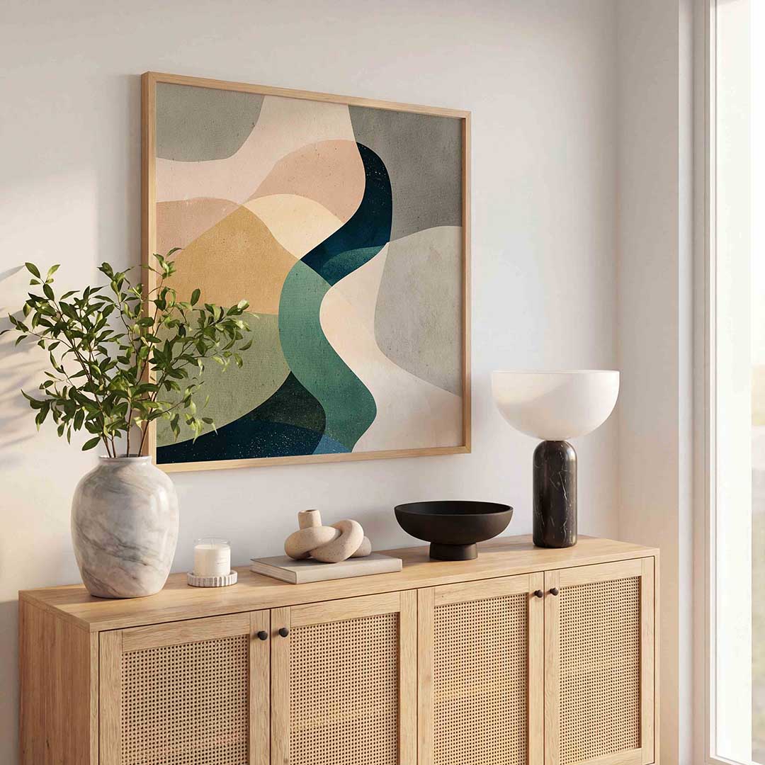 Abstracte vormen Poster