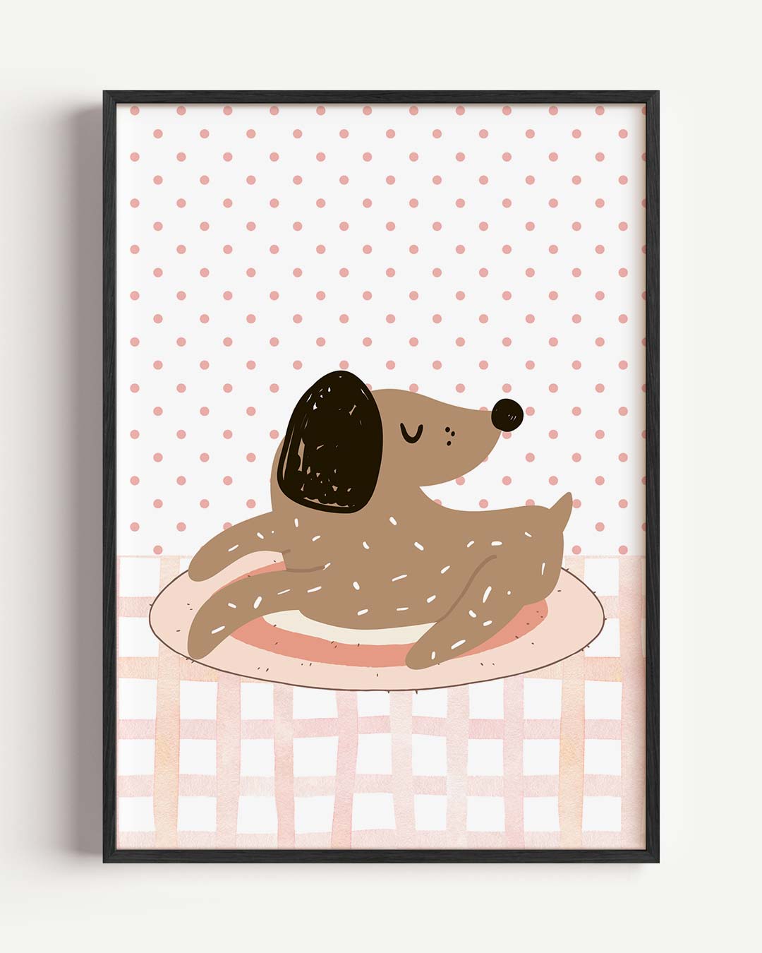 Relaxte Hond Poster-WallArtistic