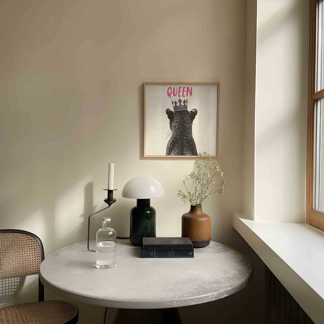 Luipaard met kroon Poster