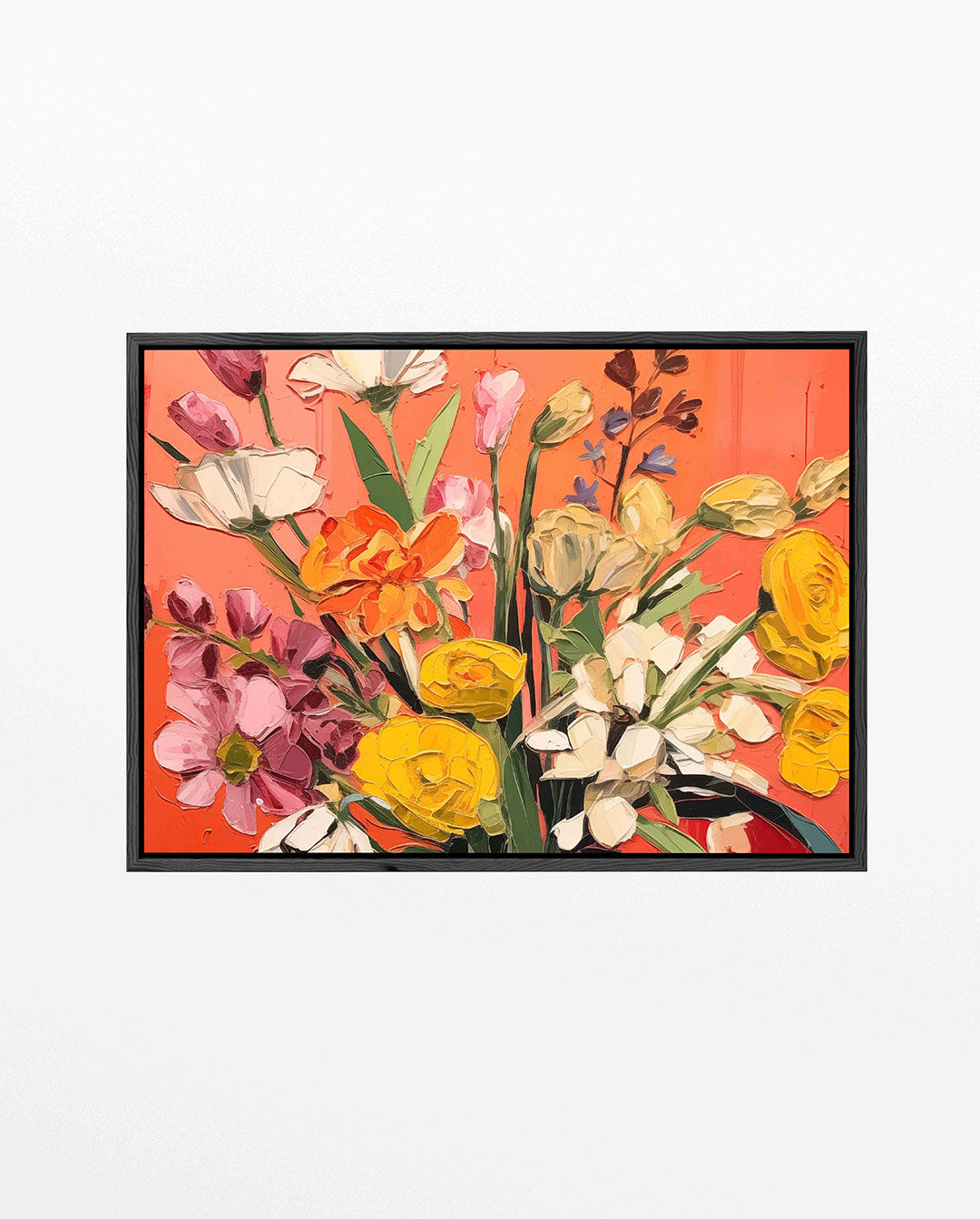 Bloemrijke compositie Kunstwerk
