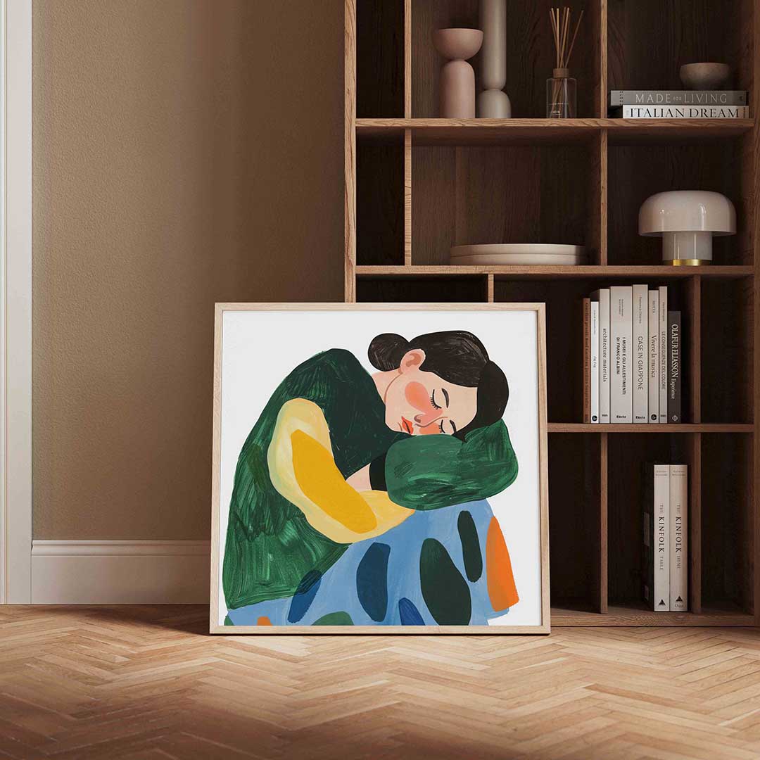 Slapende vrouw Poster