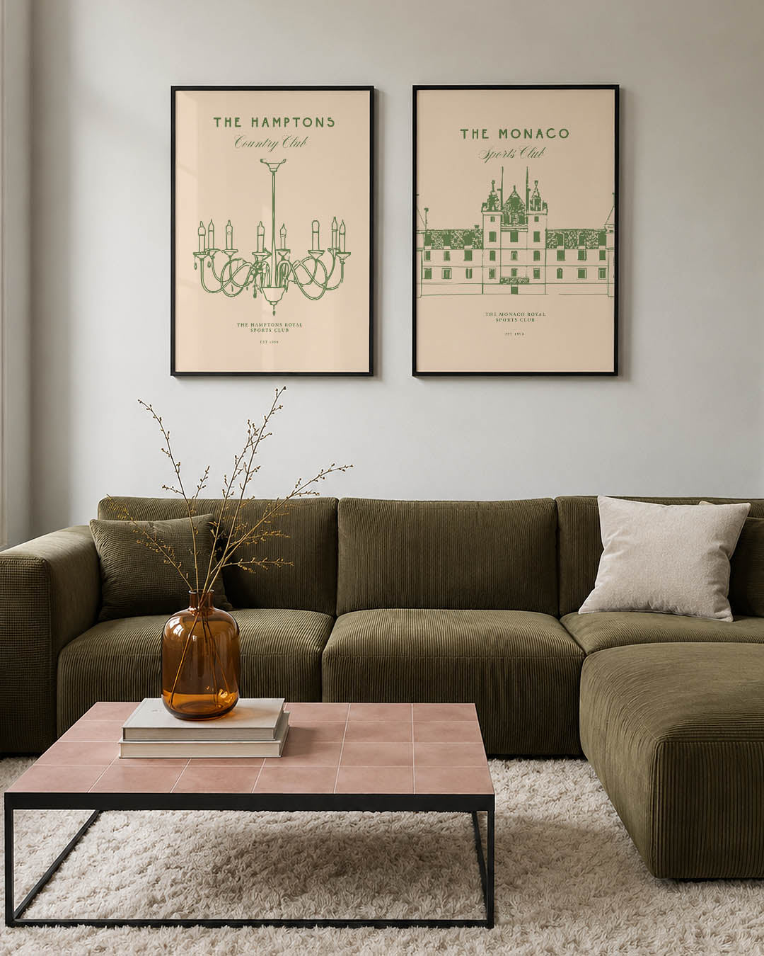 Kroonluchter elegantie Posterset