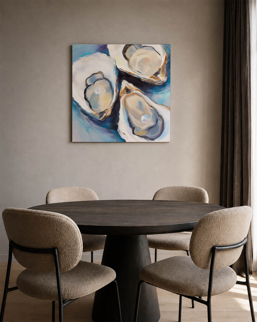 Dynamische oesters Kunstwerk