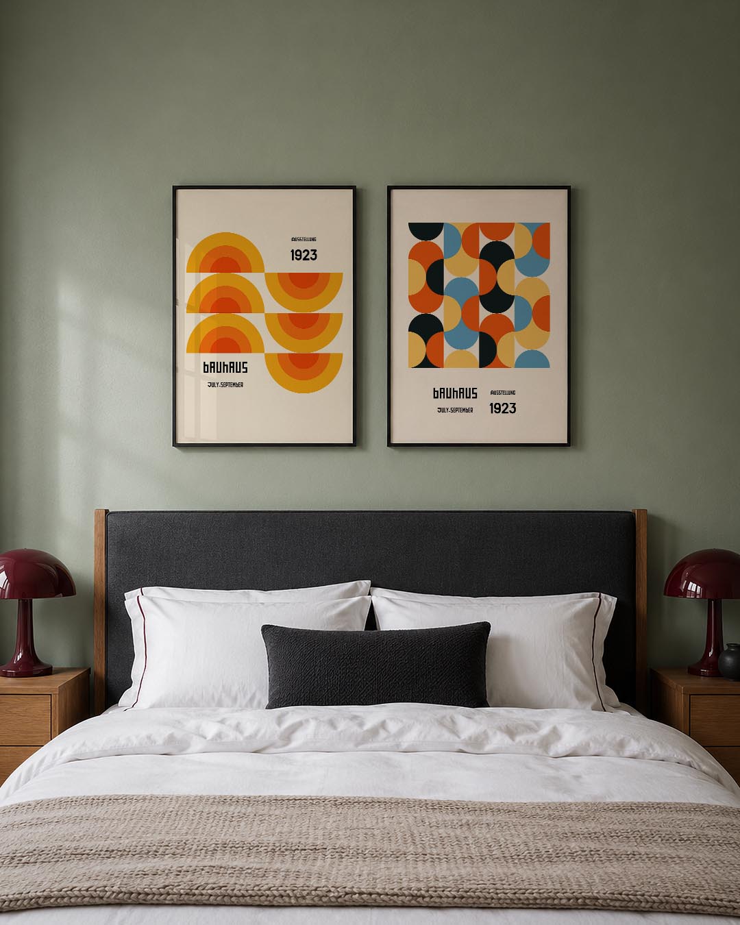Halve cirkel harmonie Posterset