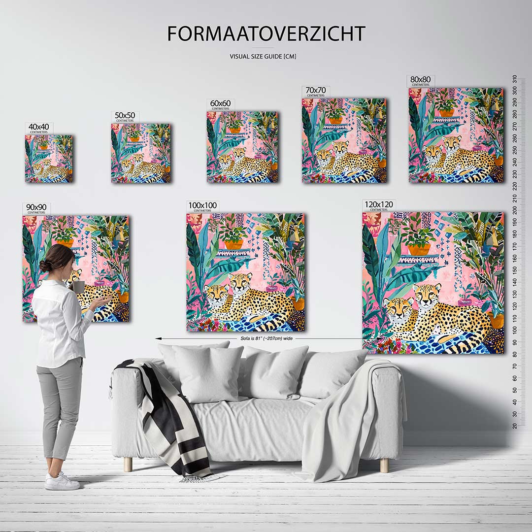 Tropische dierenwereld Kunstwerk