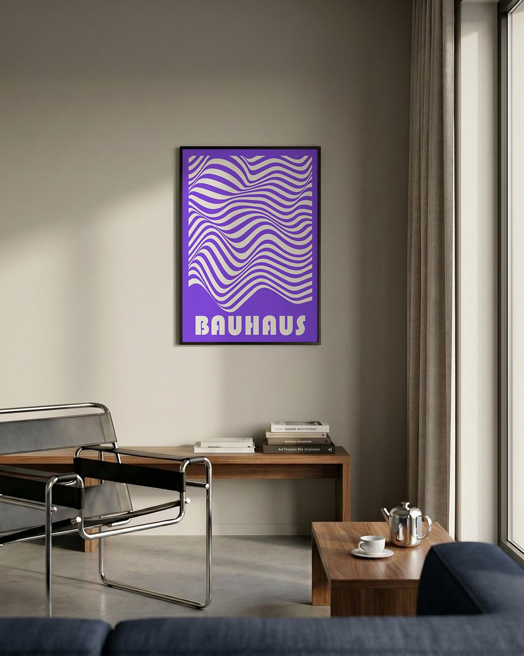 Golvend lijnenspel Poster