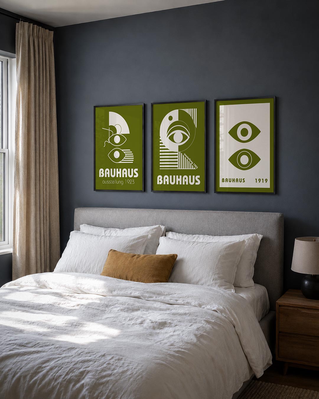 Oogvorm en lijnen Posterset
