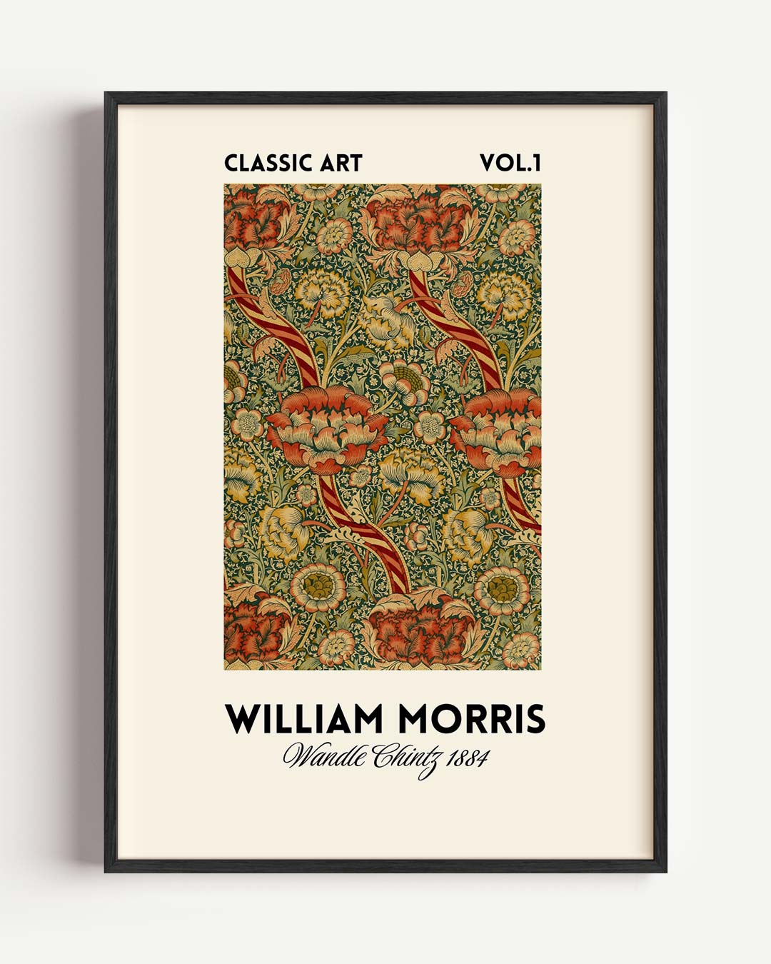 William Morris Wild Tulip 1884 Poster II-WallArtistic