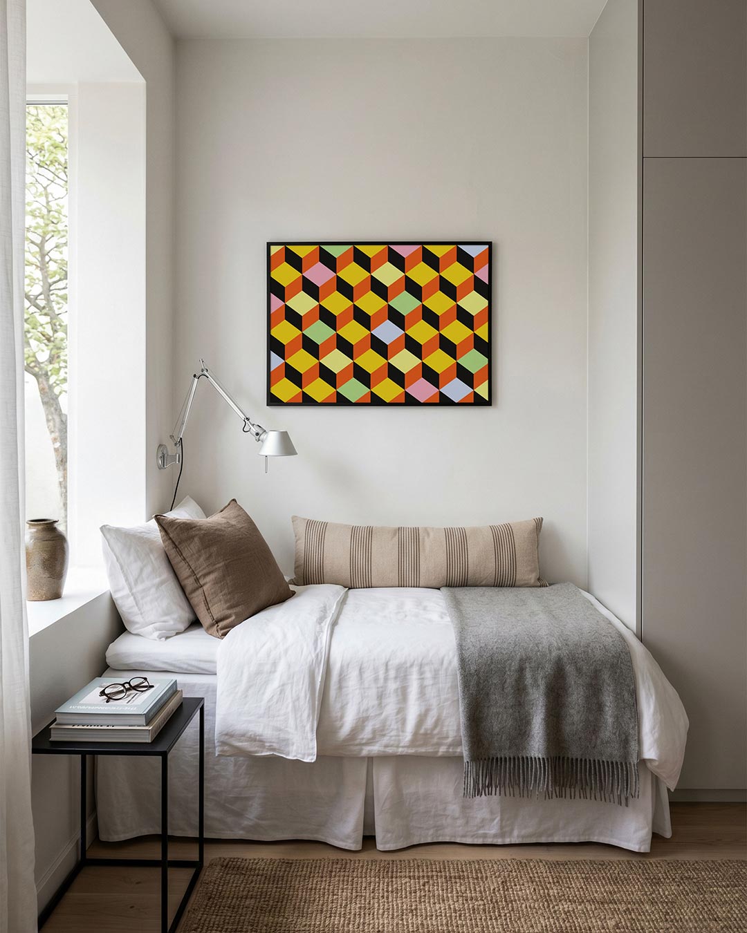 Vormritme en kleur Poster
