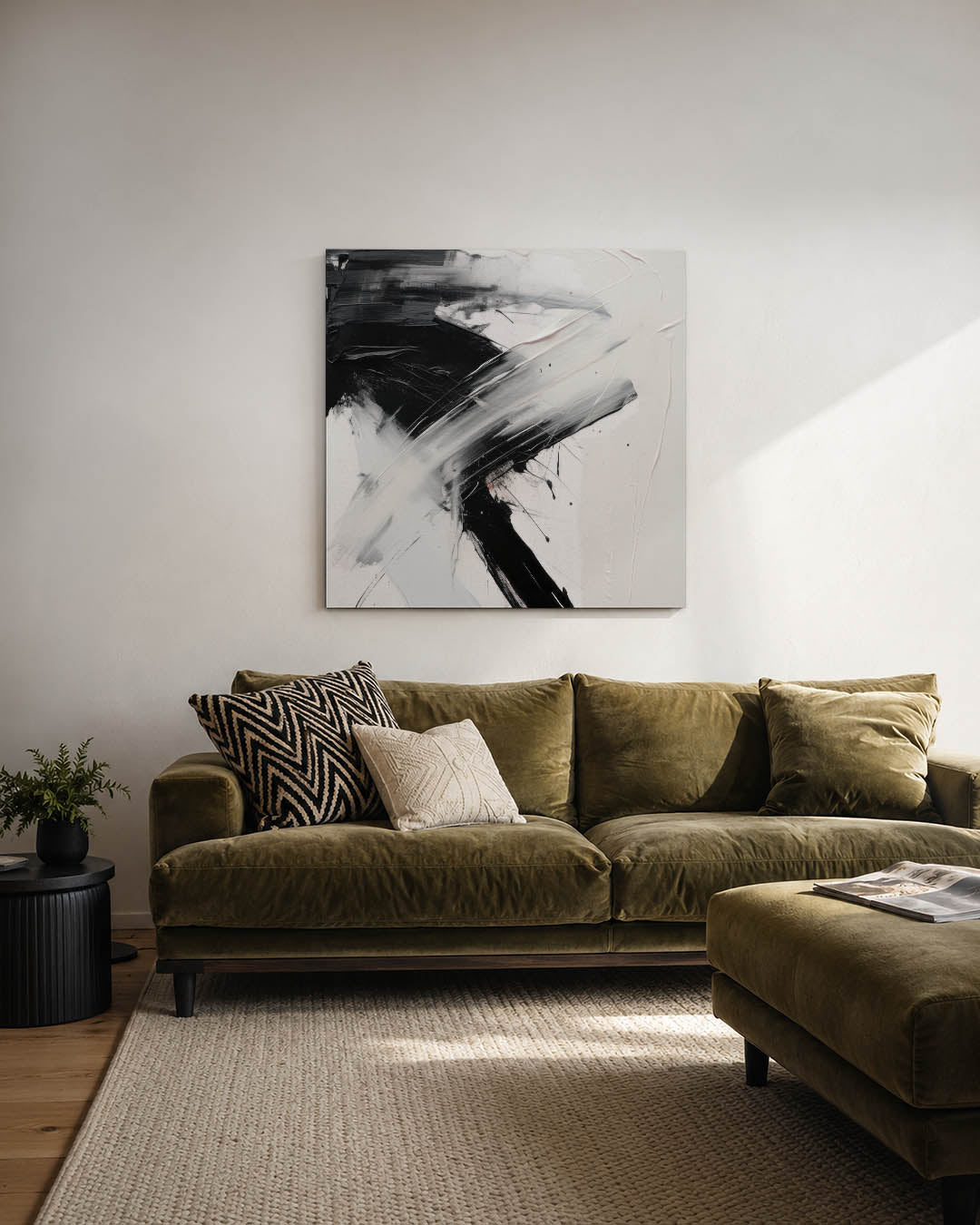 Penseelstreken Kunstwerk