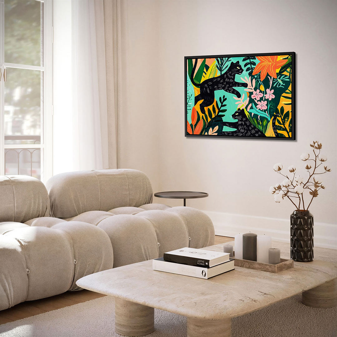 Vrolijke dierenwereld Kunstwerk