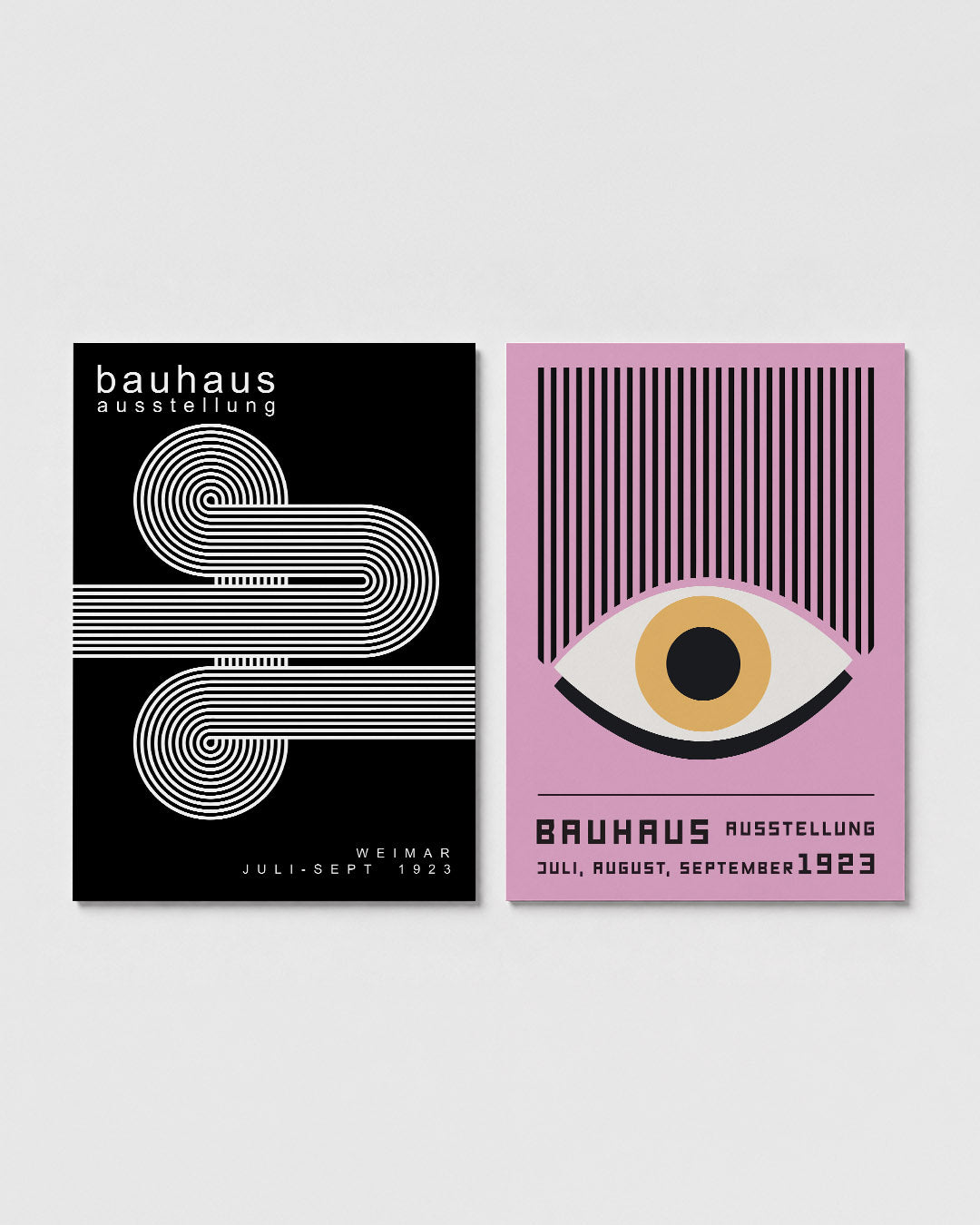 Lijnen en cirkelpatronen Posterset