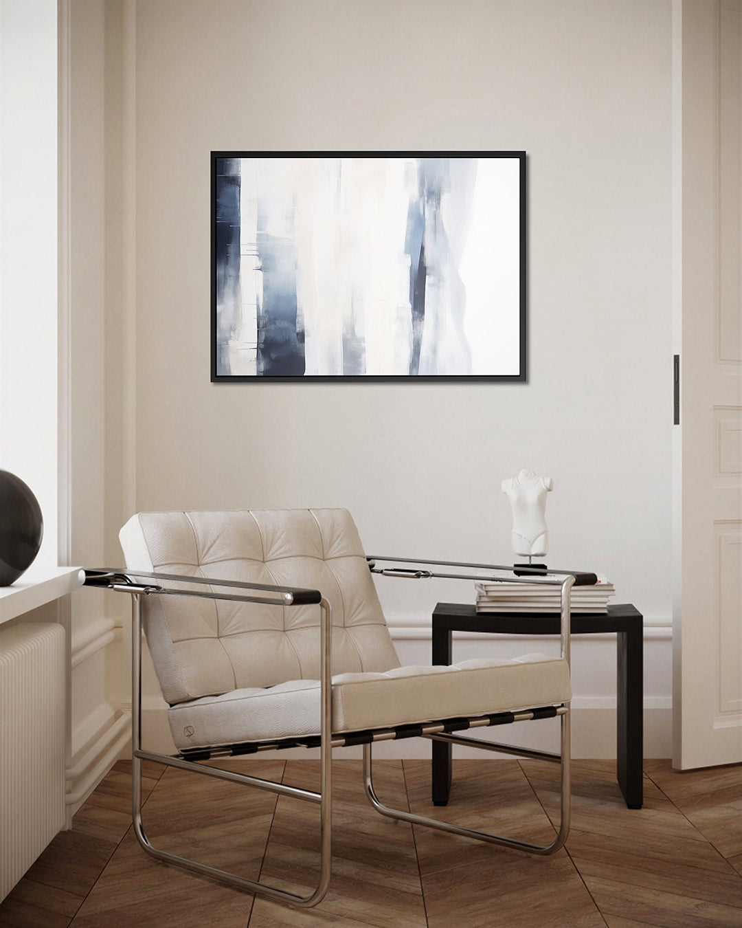 Verfijnde lijnen compositie Kunstwerk