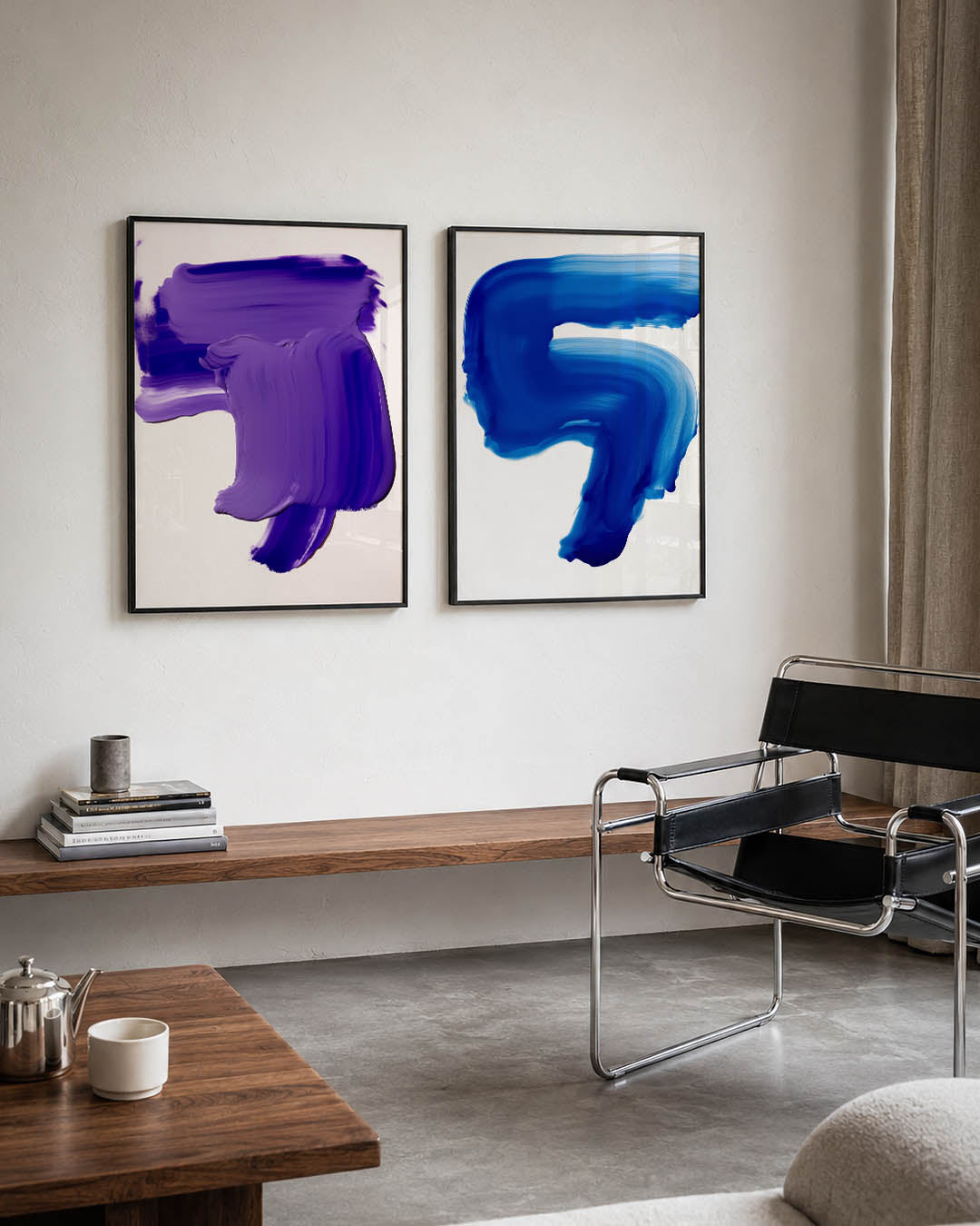 Paarse veeg Posterset