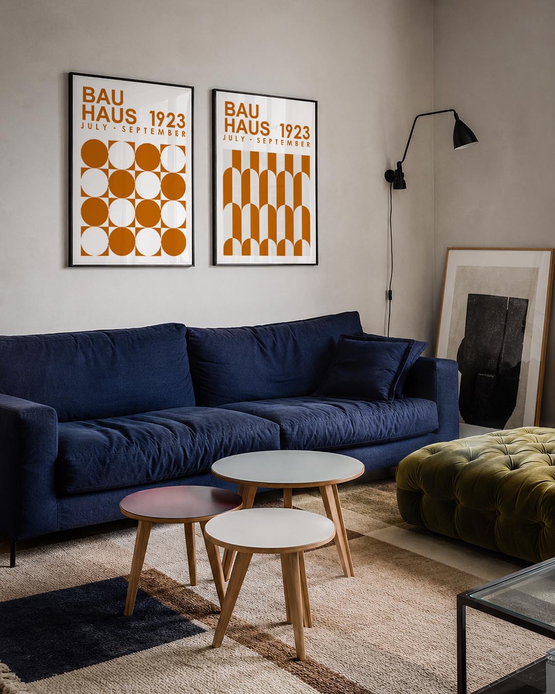 Cirkelritme en tekst Posterset