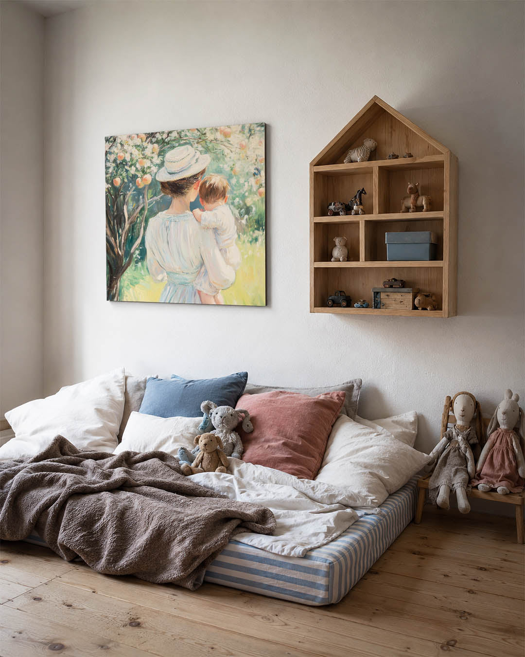Moeder en kind Kunstwerk