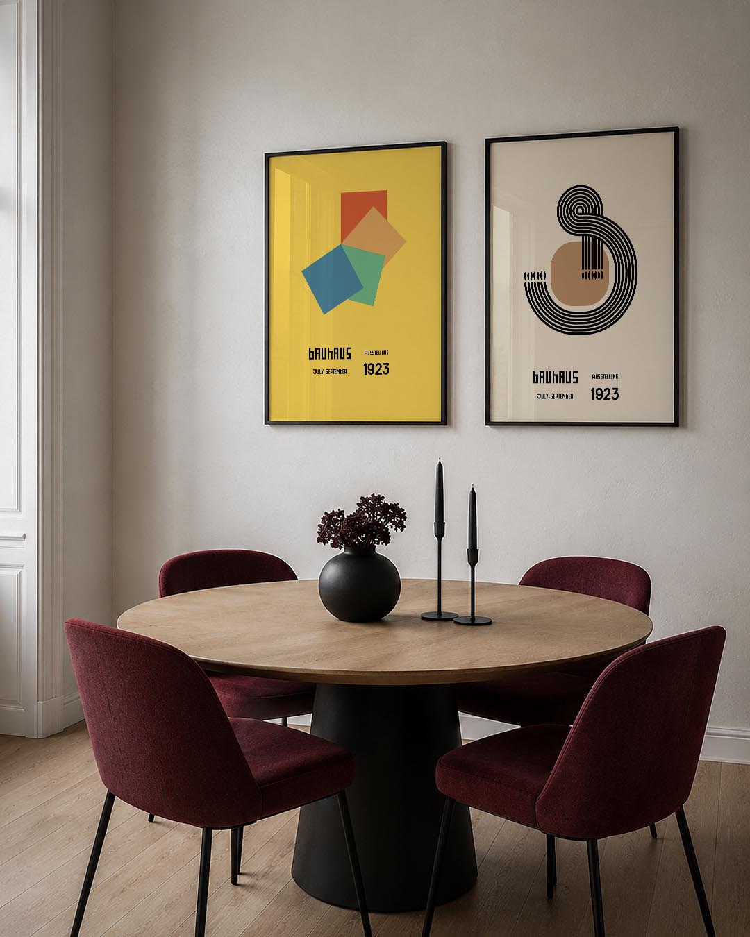 Vorm en kleurvlakken Posterset