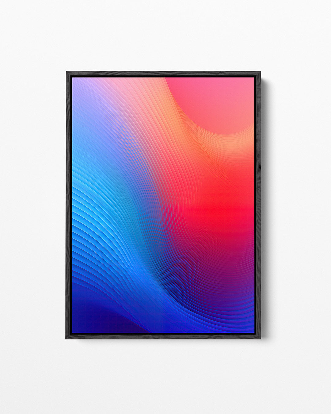 Golvende kleuren Kunstwerk