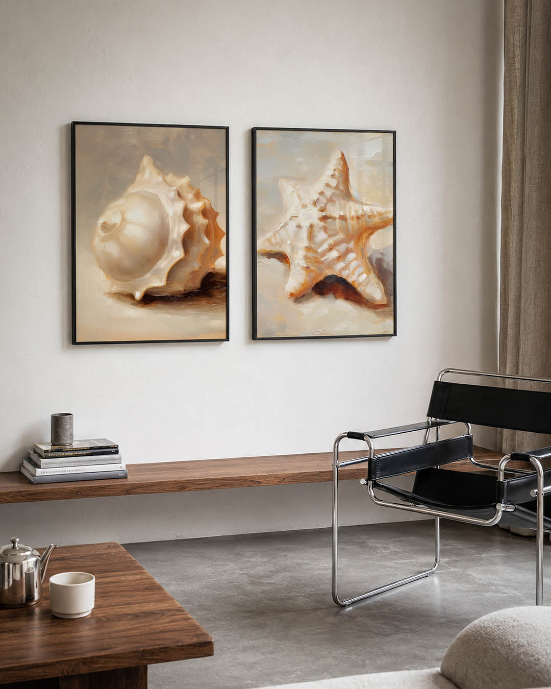 Zachte schelpvorm Posterset