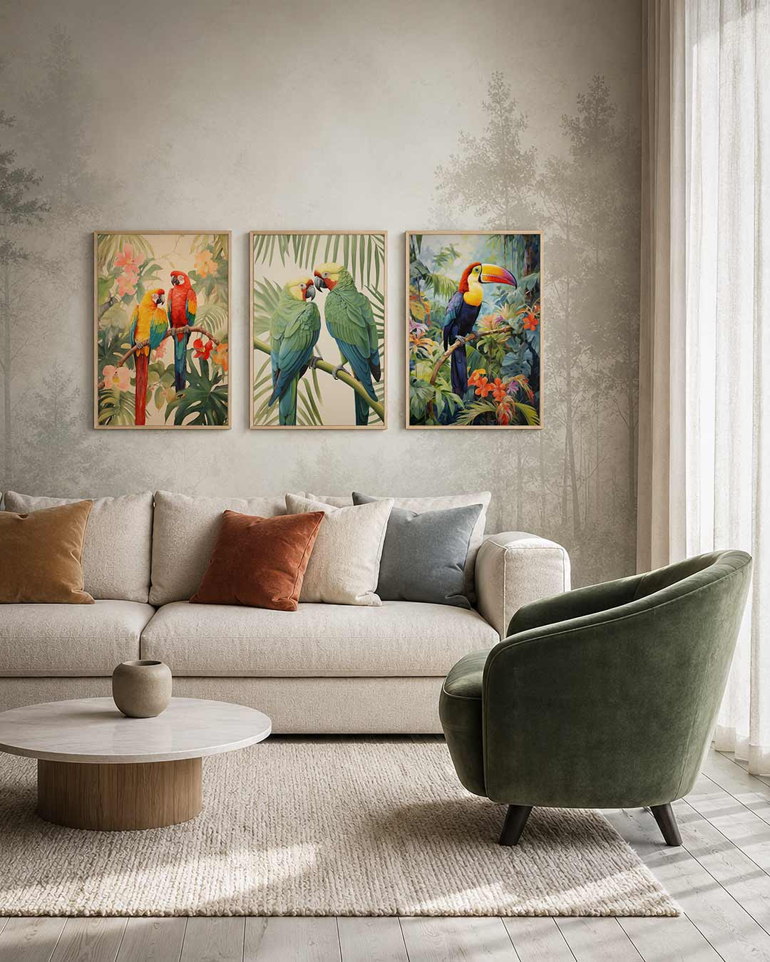 Tropische kleurenpracht Posterset