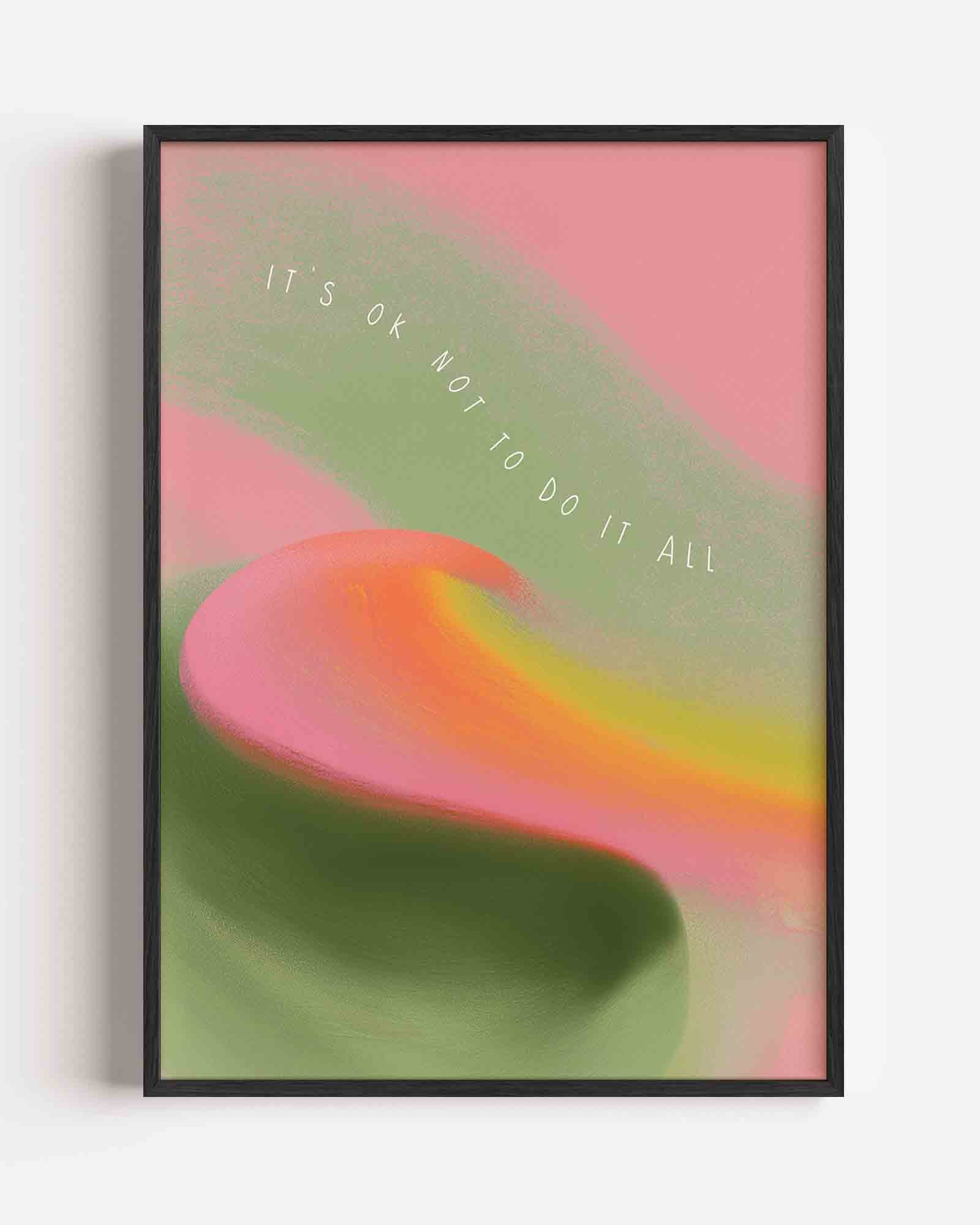 Abstracte kleurencompositie Poster