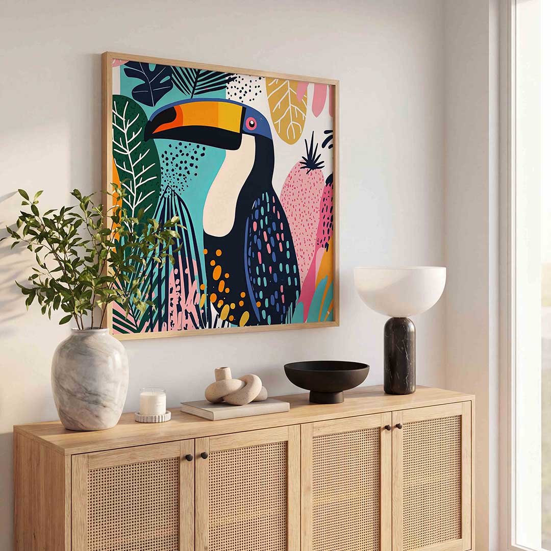 Tropische toekan Poster