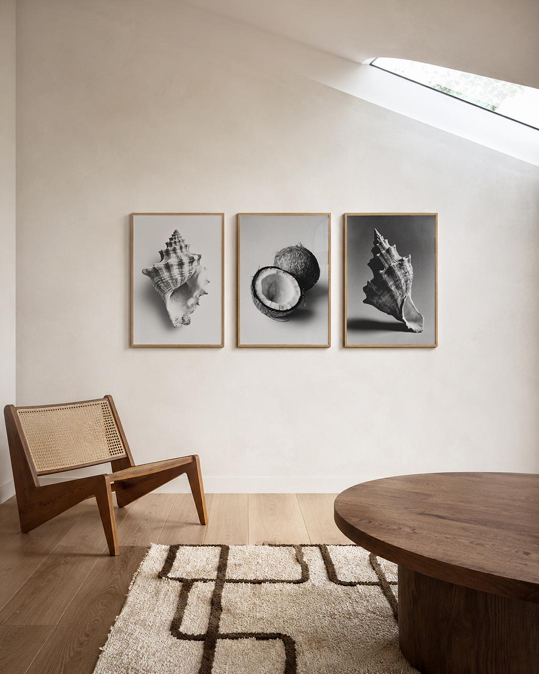 Schelpenstructuur Posterset