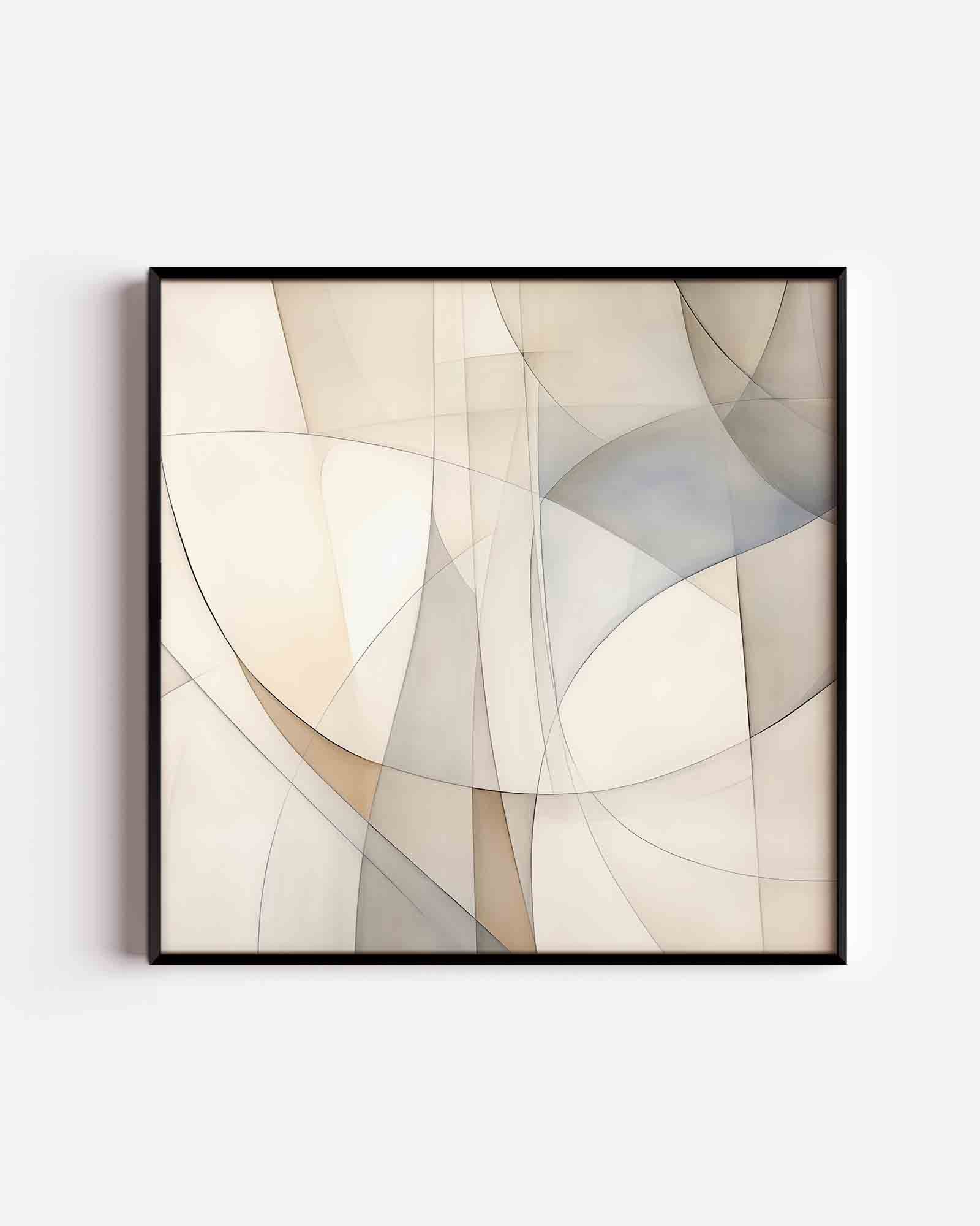 Abstracte vormen Poster