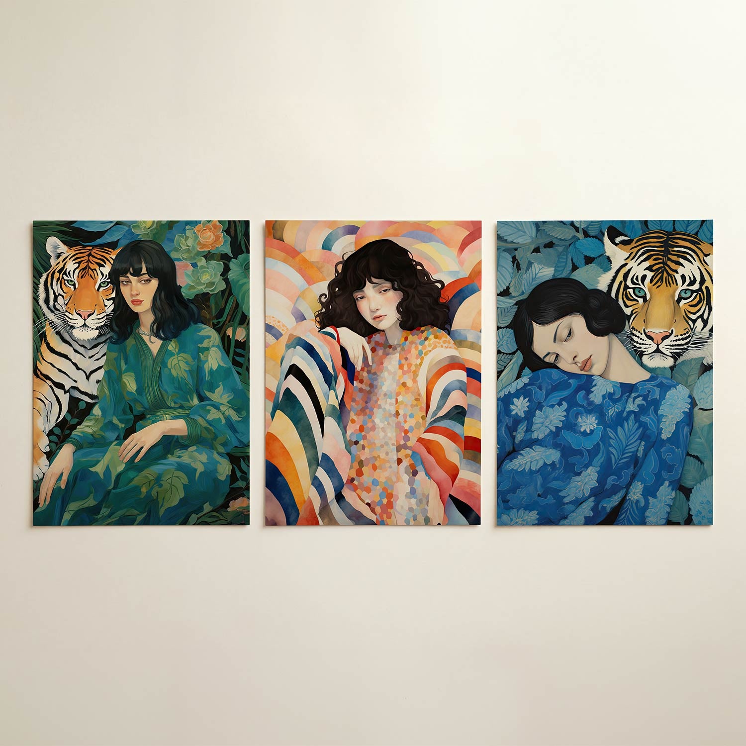 Dier en mens harmonie Posterset