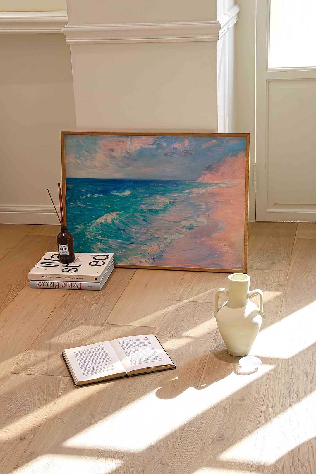 Zee en strand Poster
