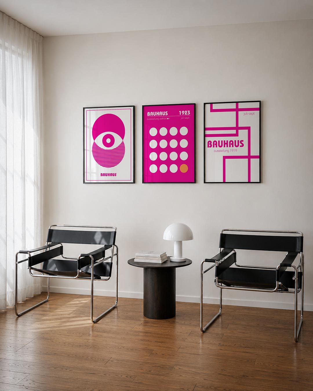 Cirkel en strepen Posterset