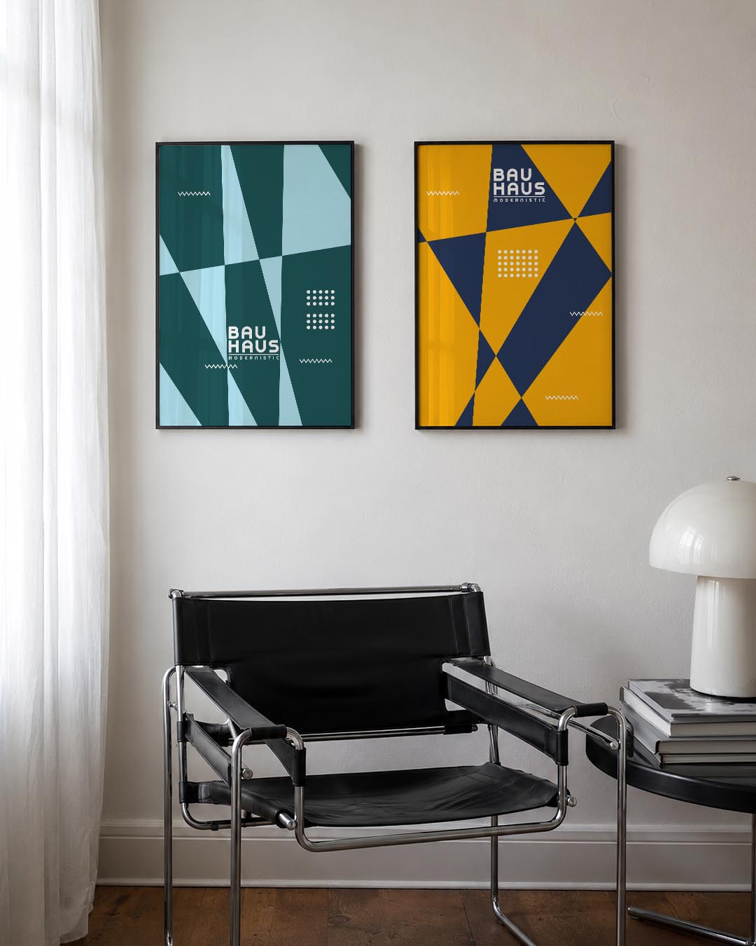 Vormen en vlakken Posterset