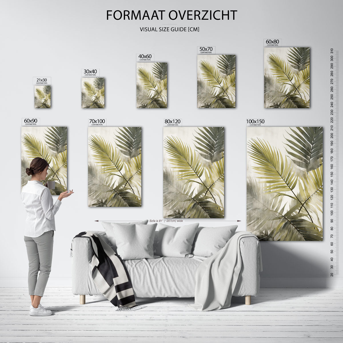 Groene bladeren Poster