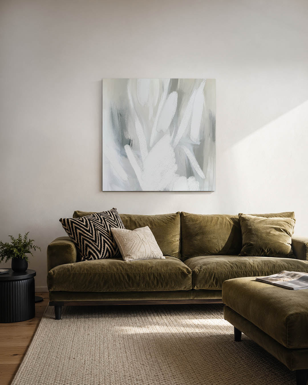 Zachte borstelstreken Kunstwerk