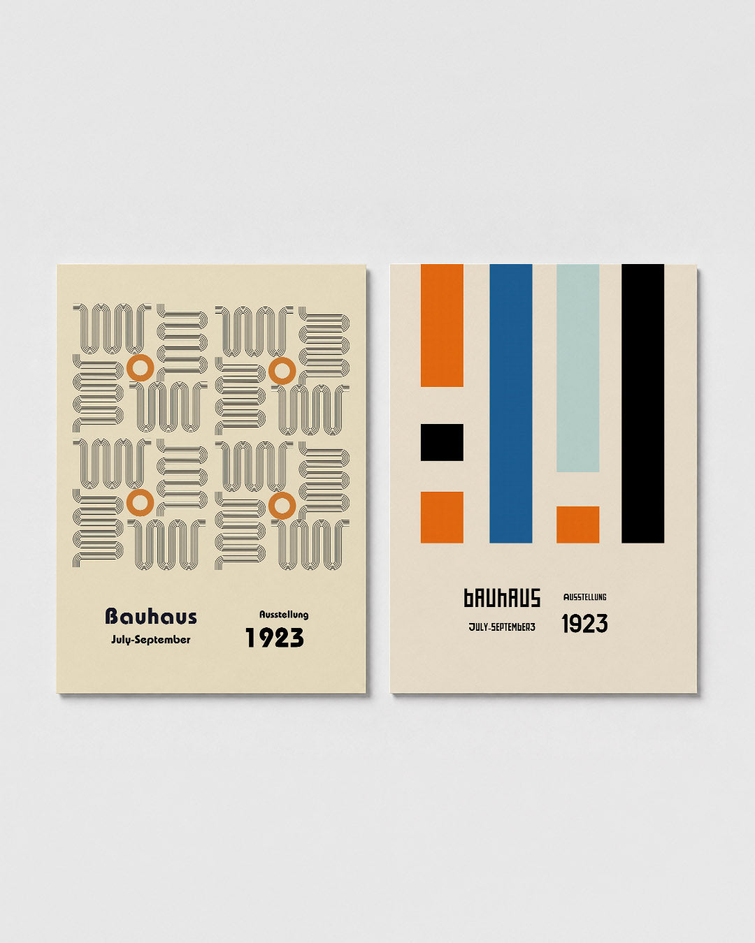 Lijnen en cirkel Posterset